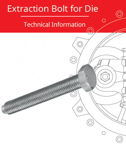 extraction bolt for die cover