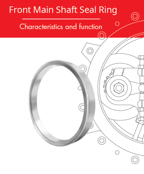 front main shaft seal ring cover 