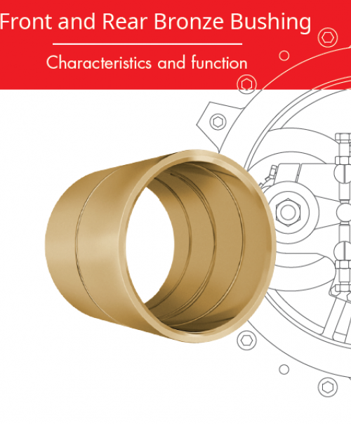 front and rear bronze bushing cover