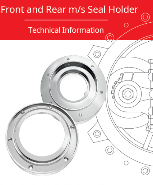 front and rear seal holder cover